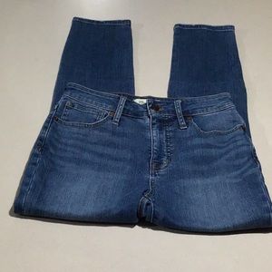 Madewell Curvy High Rise Crop Jeans 25